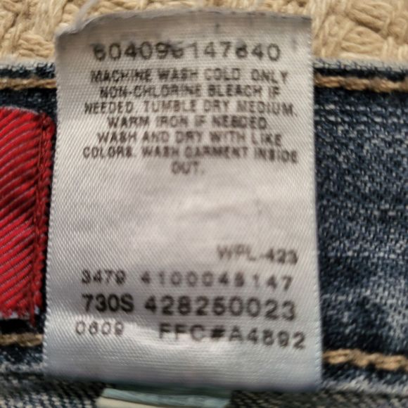 Levis 511 Skinny Blue Jeans Boys 16 Reg 28x28 Denim Mens Blue Slim - Picture 5 of 9